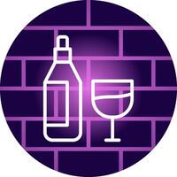 diseño de icono creativo de vino vector