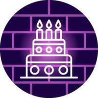 Cake Creative Icon Design vector