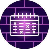 Schedule Creative Icon Design vector