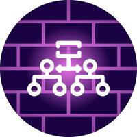 Labeled Hierarchy Creative Icon Design vector