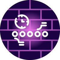 Circle Accent Timeline Creative Icon Design vector