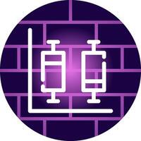 Box And Whisker Creative Icon Design vector