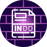 INDD Creative Icon Design vector