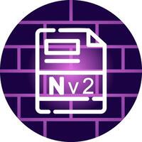 NV2 Creative Icon Design vector