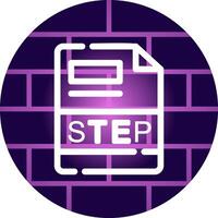 STEP Creative Icon Design vector