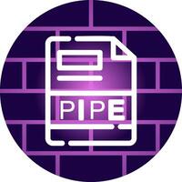 PIPE Creative Icon Design vector