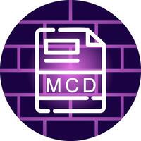 MCD Creative Icon Design vector