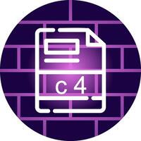 c4 Creative Icon Design vector