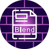 Blend Creative Icon Design vector