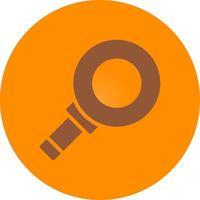 Magnifying Creative Icon Design vector