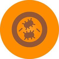 Petri Dish Creative Icon Design vector