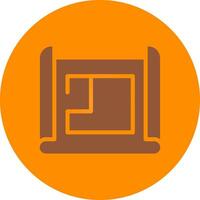 Blueprint Creative Icon Design vector