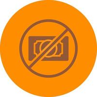 No Money Creative Icon Design vector