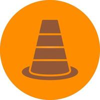 Traffic Cone Creative Icon Design vector