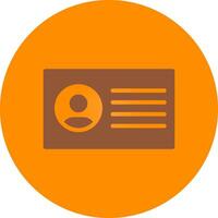 Line bronw Glpyh Design vector