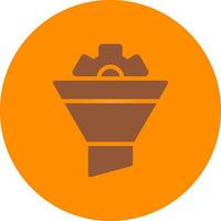 Funnel Creative Icon Design vector