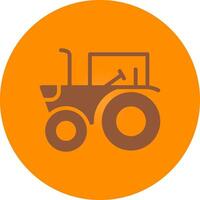 Tractor Creative Icon Design vector