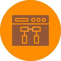 Sitemap Creative Icon Design vector