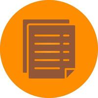 Line bronw Glpyh Design vector