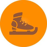 Ice Skates Creative Icon Design vector