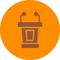 Lectern Creative Icon Design vector