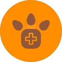 Veterinary Foot Creative Icon Design vector