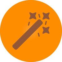 Magic Wand Creative Icon Design vector