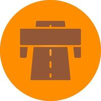 Motorway Creative Icon Design vector