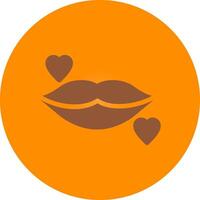 diseño de icono creativo de labios vector