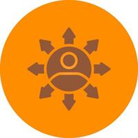 Influence Creative Icon Design vector