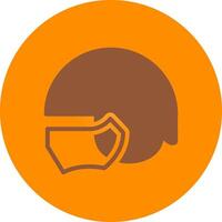 Helmet Creative Icon Design vector