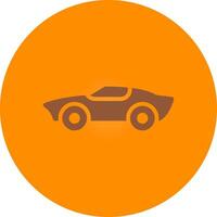 Sports Car Creative Icon Design vector