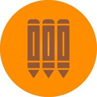 Pencils Creative Icon Design vector