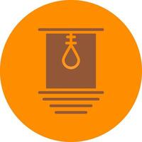 Line bronw Glpyh Design vector