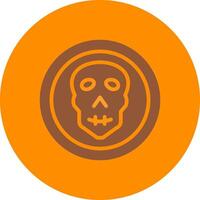 Line bronw Glpyh Design vector