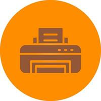 Printer Creative Icon Design vector