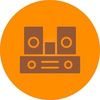 diseño de icono creativo de altavoces vector