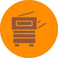 Copy Machine Creative Icon Design vector