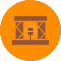 Stage Creative Icon Design vector
