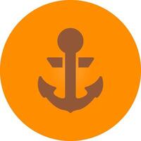 Line bronw Glpyh Design vector