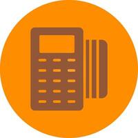 Pos Terminal Creative Icon Design vector