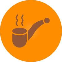 Pipe Cigar Creative Icon Design vector