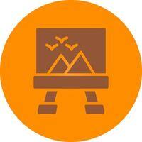 Canvas Creative Icon Design vector