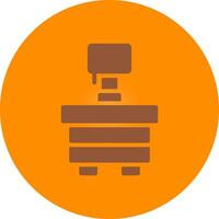 Side Table Creative Icon Design vector