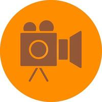 Video Camera Creative Icon Design vector