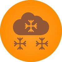 Snowy Creative Icon Design vector