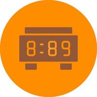 Digital Clock Creative Icon Design vector