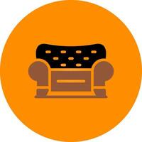 Sofa Creative Icon Design vector