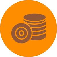 Coins Creative Icon Design vector