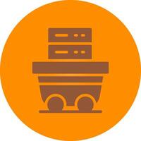 Data Mining Creative Icon Design vector